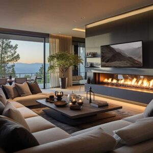 How to Balance TV and Fireplace in Your Living Room Decor • 333+ Art Images