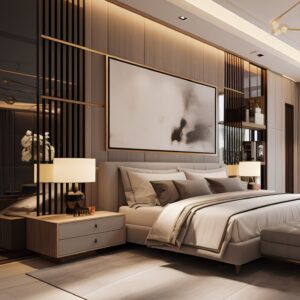 contemporary living in your master bedroom, where every detail